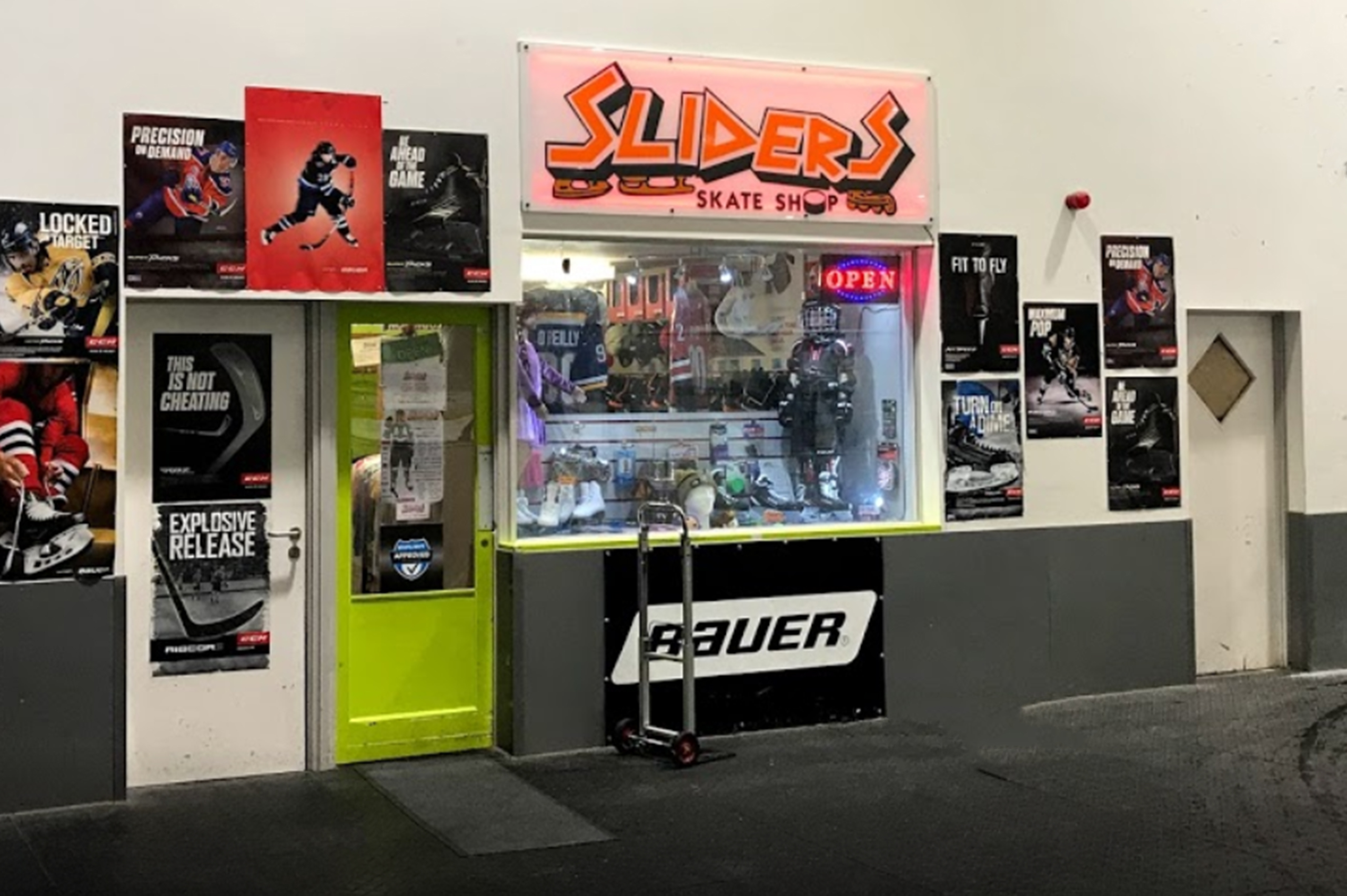 Inside Telford Ice Rink